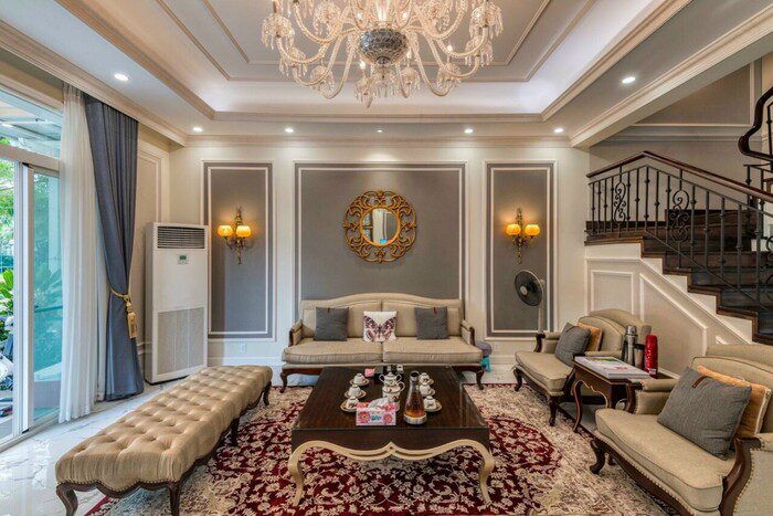 Mẫu Biệt Thự Cổ Điển 3 Tầng Đẹp Dẫn Đầu Xu Hướng 8 Biệt thự cổ điển 3 tầng đẹp