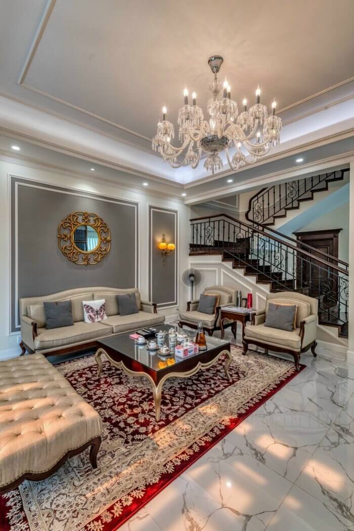 Mẫu Biệt Thự Cổ Điển 3 Tầng Đẹp Dẫn Đầu Xu Hướng 9 Biệt thự cổ điển 3 tầng đẹp