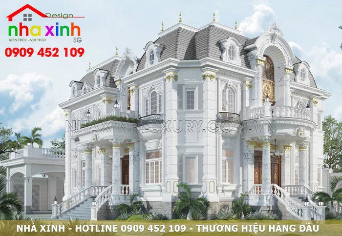 Biet thu co dien phap 2 tang