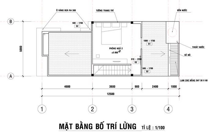 Nha 1 phong khach 2 phong ngu