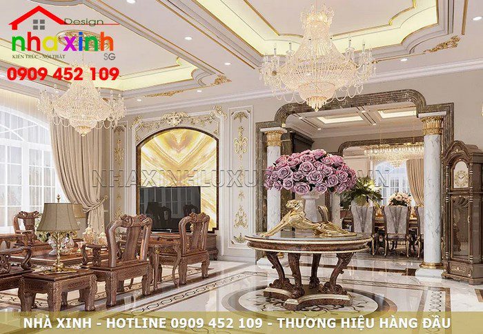 Thiet ke biet thu co dien 2 tang