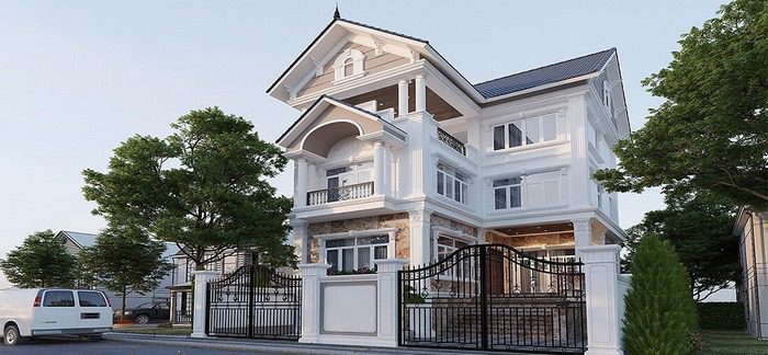 cổng biệt thự tân cổ điển