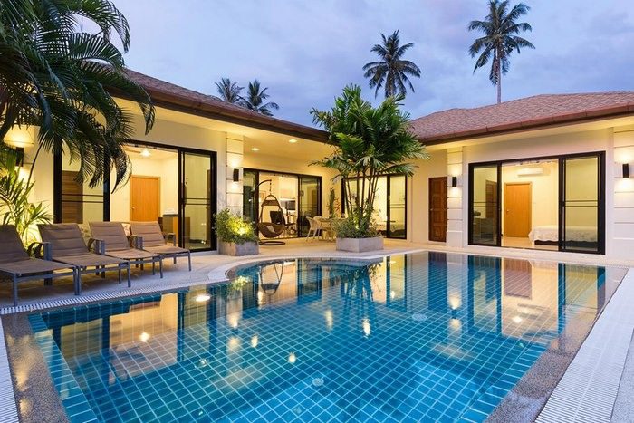 Điểm danh 19 Mẫu Thiết Kế Biệt Thự Hiện Đại Có Bể Bơi Đẹp 33 nha cap 4 co ho boi mini