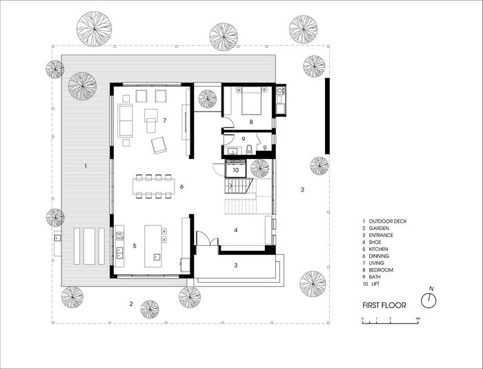 Thiết kế nhà biệt thự 3 tầng hiện đại tăng không gian sống 9 bản vẽ biệt thự hiện đại 3 tầng tầng trệt