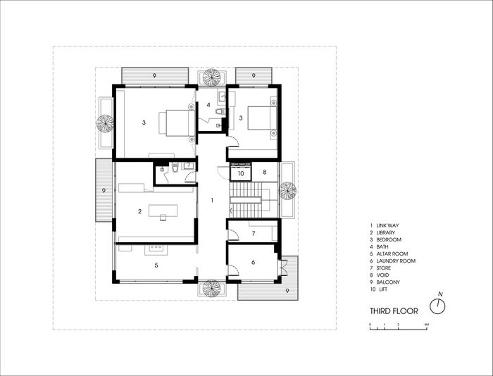 Thiết kế nhà biệt thự 3 tầng hiện đại tăng không gian sống 10 bản vẽ biệt thự hiện đại 3 tầng tầng 1