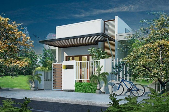 Mẫu nhà với nét đẹp đơn giản gần gũi với thiên nhiên