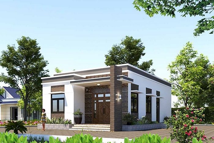Thiết kế mẫu nhà có sân vườn rộng rãi thoáng mát hơn