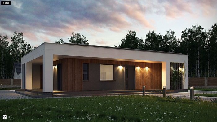 Mẫu thiết kế mái bằng với style gỗ cổ điển