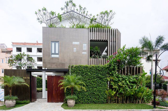 Hàng rào biệt thự sân vườn