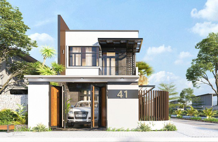 Hàng rào biệt thự sân vườn