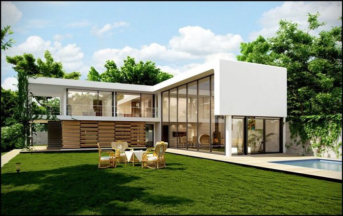 Mẫu Nhà 2 Tầng Mặt Tiền 8m Hiện Đại | Biệt Thự Tiện Nghi 13 Mẫu nhà 2 tầng mặt tiền 8m hiện đại