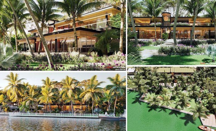 Biệt thự 5 tỷ sang trọng và thân thiện với môi trường 6 Biệt thự nhà vườn kiểu nghỉ dưỡng