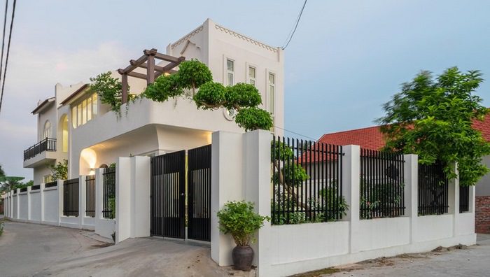 Biệt thự 5 tỷ sang trọng và thân thiện với môi trường 9 Biệt thự 2 tầng 2 mặt tiền phong cách Địa Trung Hải