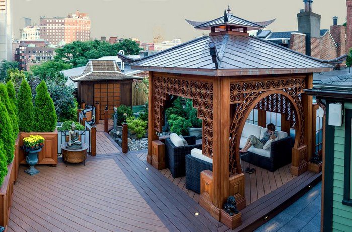 nhà mát sân vườn