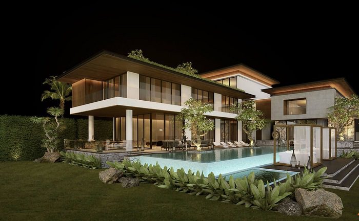 thiết kế nhà vườn 500m2