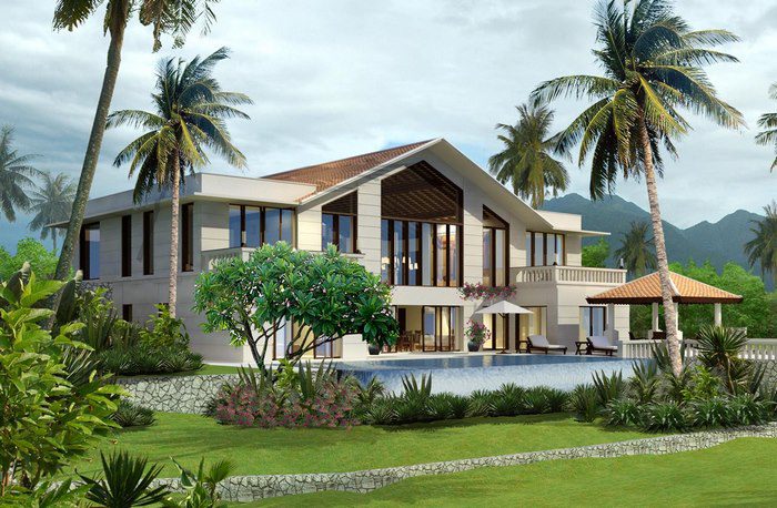 thiết kế nhà vườn 500m2