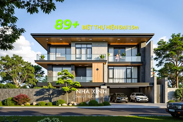 thiết kế biệt thự hiện đại