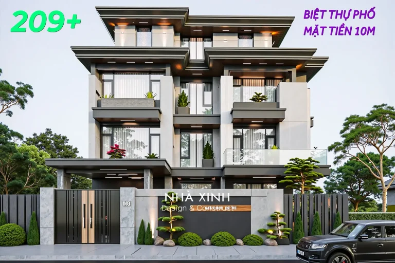 biệt thự phố mặt tiền 10m