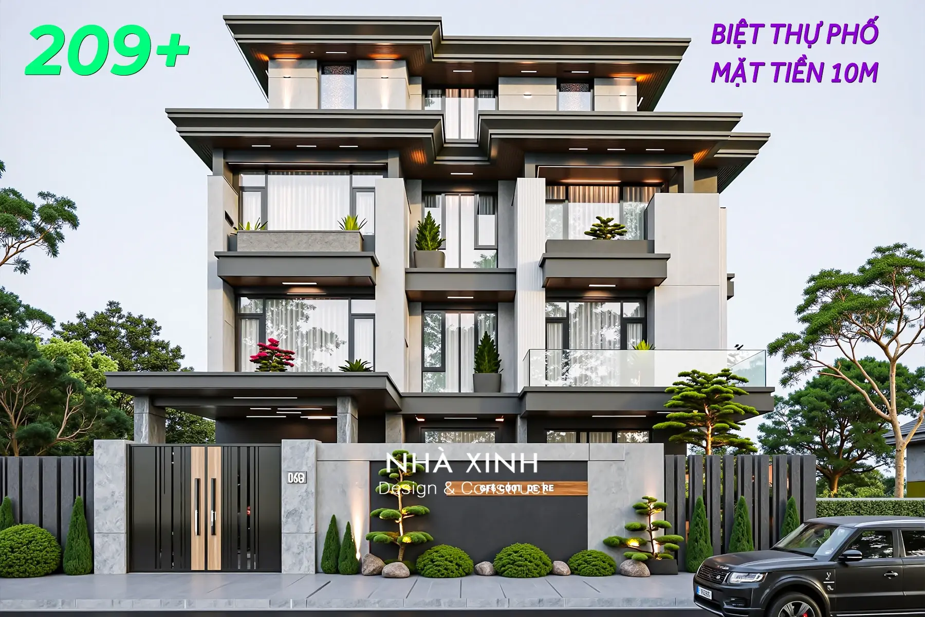 biệt thự phố mặt tiền 10m